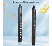 El sintetizador portátil del instrumento de viento electrónico digital soporta 10 tonos de soplado ajustable negro