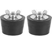 2 tapones de expansión de goma de 1,5 pulgadas para invernar tuberías de piscinas, spas y accesorios de invierno