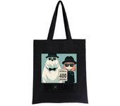 Anime Mange Anya Forger Art Lady'S Shopper Bags Vintage lona comestibles hombro bolsillo mujer bolso de mano escuela maestro regalo caqui 24*26cm beige