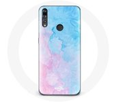 Coque pour Huawei p30 lite Fond bleu rose