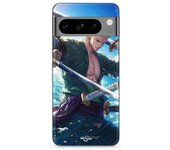 Coque - MANIACASE - Google Pixel 8a Pro - Silicone - Souple - One Piece Roronoa Zoro