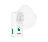 Inhalador ultrasónico portátil para el cuidado de la nariz y la garganta, solución salina, A&D UN-302ECO blanco