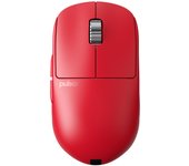Ratón inalámbrico para juegos Pulsar Gaming Gears X2H eS ultraligero, 65 g, simétrico, 1 ms, 26 000 DPI, sensor óptico PAW3395 de 2,4 GHz rojo