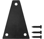 Cubierta de alma de guitarra negra pura, placa de cubierta de alma de guitarra eléctrica de plástico resistente al desgaste