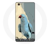Coque pour Huawei P8 Lite Perruches perroquets Bleu