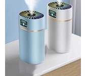 Humidificador portátil para dormitorio, humidificador compacto de niebla fría de 1,1 L, luz nocturna, humidificador de escritorio pequeño, humidificador comercial para hotel en casa One Size azul