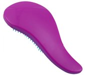 Cepillo mágico mini sin brillo, popular, para cabello rizado, económico, pequeño y elegante, para cabello liso, portátil, cuidado y brillo. púrpura