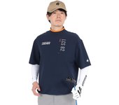 Jersey Coq Sportif de manga corta y corte de golf para lluvia ligera LG4FTZ00M NV00 [Le Golf] [Stretch Forcer] interior, cosido, ligero, compatible, para hombre