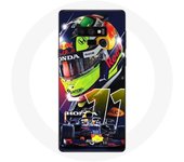 Coque pour Samsung Galaxy Note 9 Formule 1 Sergio Pérez Pilote automobile F1