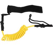 Cuerda de seguridad para remo de kayak, duradera, resistente y ajustable, accesorio para tabla de paddle surf, antipérdida, color amarillo amarillo