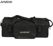 74*24*25 cm/29 * 9 * 10 pulgadas Kit de iluminación de estudio de fotografía Bolsa de transporte para equipos de iluminación negro