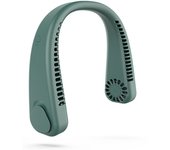 Ventilador de cuello colgante, ventilador de cuello colgante sin hojas, portátil, silencioso, para deportes al aire libre, USB cool blanco