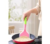 Utensilios de cocina de silicona, espátula para carne de res, huevo, raspador de cocina, utensilios de cocina anchos para Pizza, pala, espátula antiadherente