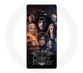 Coque pour Samsung Galaxy Note 9 Game of Thrones Saison 8 Le Trône de Fer L'affiche de L'équipage Lo