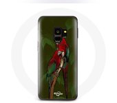 Coque pour Samsung Galaxy S9 Pionus Perroquet Rouge