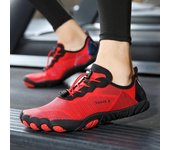 Zapatos acuáticos para hombre, zapatos de natación descalzos para mujer, zapatos de deporte de senderismo transpirables, zapatillas de agua de mar y Río de secado rápido 46 blanco