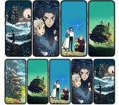 Funda para teléfono Anime Howls El castillo ambulante para iPhone 16 15 Xiaomi Redmi Note 14 13 12 11 Pro Max X 8 16e Samsung Galaxy S25 S24 S23 Moto OPPO Huawei for iPhone XR aero