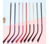 Gafas universales antideslizantes, repuesto de brazo, accesorios para gafas, montura de gafas azul