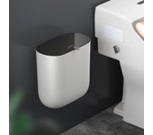 Cubo de basura de pared para cocina y baño, ideal para el hogar y la limpieza de basura. azul