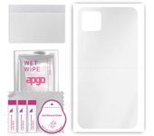 apgo Ultra Clear Protective Skin Sticker for the back compatible with WIko Y52, Wrap Film, Hydrogel Film, Flexible, Soft TPU with positioning layer ea