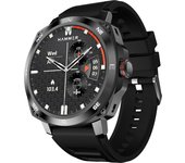 Reloj inteligente HAMMER Fit Pro con pantalla Super AMOLED de 1,43 , esfera redonda, llamadas por Bluetooth, estructura metálica, pantalla siempre activa y modos multideportivos (Negro) negro