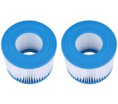 2 piezas Cartucho de filtro de repuesto para piscina Cartucho de filtro para piscina inflable Accesorios