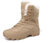 MCTIN Zapatos de Plataforma de Felpa para Hombre Zapatos de Escalada para Mantener el Invierno Botas de Tobillo Impermeables para Mujer 38 negro