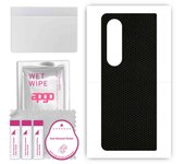 apgo Protective Skin Sticker for the back compatible with Samsung Galaxy Z Fold4, Wrap Film, Foil, Vinyl - Pattern Matrix