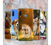 Funda de silicona TPU suave con diseño de perro husky loco para Huawei P40, P30, P20 Pro, P10, P9, P8 Lite, E Plus 2019 y 2017 P8 Lite 2016