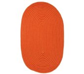 Tapis Ovale en coton réversible effet cordage - THE DECO FACTORY - TAM TAM - Orange