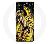 Coque Maniacase pour Samsung Galaxy A42 5g Son Goku Super Saiyan SSJ3 Attaque point Dragon