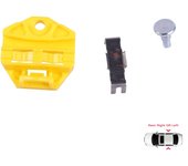 Clip regulador de ventana BWR55 trasero izquierdo o derecho para Mercedes W 210 W202,W203 Opel Astra G Saab 9-3