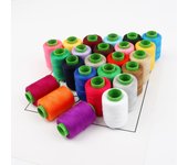 Hilos de coser para bordar a máquina, parche artesanal de algodón de alta tenacidad, suministros para volante, 1 ud. beige