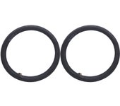 2 piezas de repuesto para cámara de neumático de caucho butílico con válvula de extremo de WBend para bicicleta plegable (16 x 2,125 pulgadas)