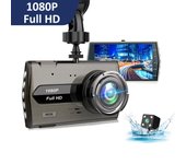 Cámara de salpicadero DVR para coche Full HD 1080P, cámara para vehículo, grabadora de vídeo, caja negra, cámara de salpicadero automática, visión nocturna, accesorios para coche, registrador Single camera