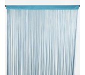 Cortina de alambre FILOU - THE DECO FACTORY - 90 x 200cm - Azul - Liso - Interior - Bolsillo para barra