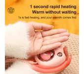 Calentador portátil para manos de mujer y pies de bebé, eléctrico, recargable, dos veces más práctico que un baño de agua. 0860 500mA