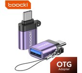 Toocki OTG USB 3,0 adaptador tipo C macho a USB hembra Micro a tipo C convertidor para Macbook Pro Samsung Xiaomi adaptador USB OTG Type-C to Micro negro