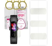 3 protectores de pantalla mate de hidrogel apgo para Honor Band 5i, película de hidrogel, TPU flexible y suave con capa de posicionamiento de fácil instalación.