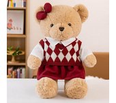 Pareja de osos de peluche, muñeco de peluche, juguete de cama, almohada para dormir, muñeca, regalo para niñas 40cm