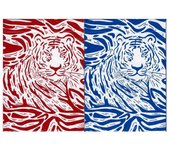 Naipes de lujo Hidden King de TWPCC Tiger Deck Juegos de cartas Trucos de magia rojo
