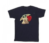 Star Wars Girls The Mandalorian The Kids With Heart Cotton T-Shirt 9-11 Years negro