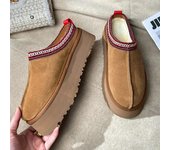 Invierno Retro Mujer nieve cálido gamuza cuero mocasines perezosos Botas Zapatos Mujer señora Botas planas Botas Mujer zapatos 36 marrón claro