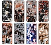 Funda de TPU negra para OPPO Realme C11 2020 2021 C20 C21 C21Y C25Y Carcasa trasera Bungo Stray Dog Anime Realme C21Y C25Y