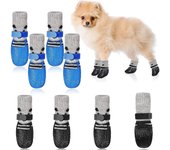 con cordón ajustable botas para mascotas zapatos calcetines impermeables zapatos de calcetín para cachorros pequeños M