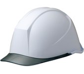 Casco pequeño fabricado en transparente LSC11PCL con KP [Midori Anzen], talla, trabajo, PC, visera, ( Transatlántico), Blanco/humo