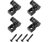 Guía de cuerdas cilíndrica para guitarra eléctrica Fender Strat/Telecaster de Musiclily, (conjunto 4) negro