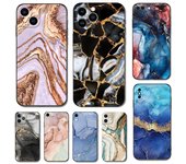 Funda de teléfono de mármol de colores para iPhone Samsung Galaxy Redmi Xiaomi Oppo OnePlus Note SA 7 8 9 10 11 12 13 14 20 21 22 23 53 54 Pro Max Ultra TPU suave iPhone 6 or 6S