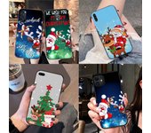 Funda de silicona BS-4 con diseño de ciervo navideño para iPhone 15, 14, Xiaomi POCO M6, F6, Redmi Note 13, 12, 13C, 8, 9, Samsung S24, S23, S22, S21 FE Pro Plus Ultra Samsung A21S capri