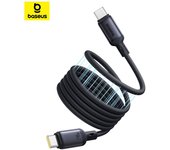 Baseus Cable de carga rápida de silicona líquida magnética PicoGo Cable USB-C a USB-C 240 W Tipo C para iPhone, Xiaomi, computadora portátil, tableta negro